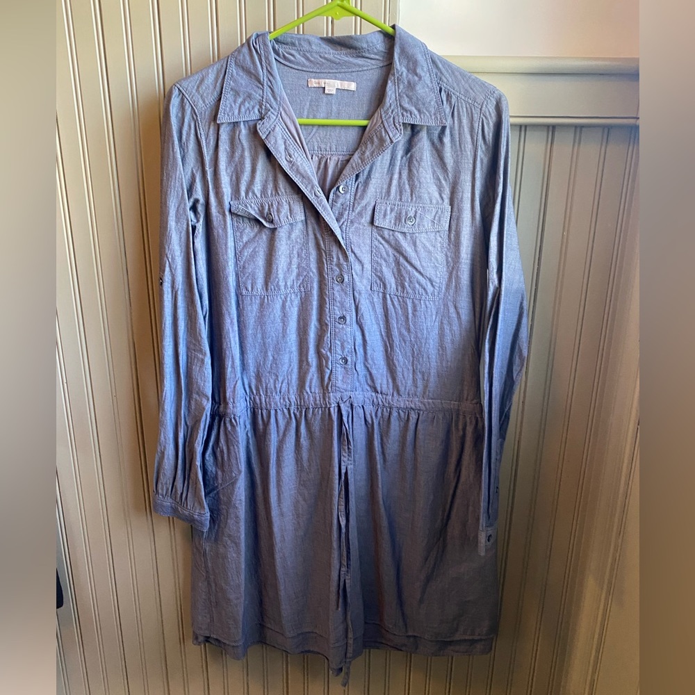 Gap - Long Sleeve Jean Dress - Small